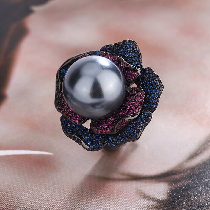 Moissanite Ring, adjustable by 4v7m5rxw_e