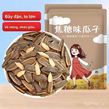 Hạt dưa vị caramel, hạt hướng dương vị óc chó, hạt rang sấy, hạt dinh dưỡng, đồ ăn vặt, hàng Tết, hạt dưa Kim Hoa mới.