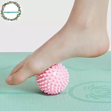 YUNSTORE Massage Bóng Spiky 7cm 9cm Huấn Luyện Đau Cơ Massage Căng Thẳng Thư Giãn Bấm huyệt Massage Myofascial Bóng Yoga Bóng Massage Dụng C