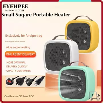 EYEHPEE Máy sưởi không khí ấm áp để bàn, Quạt sưởi ấm Máy sưởi điện làm nóng nhanh, Máy sưởi Mini cầm tay Tiếng ồn thấp 500W Cắm máy sưởi văn phòng Hộ gia đình