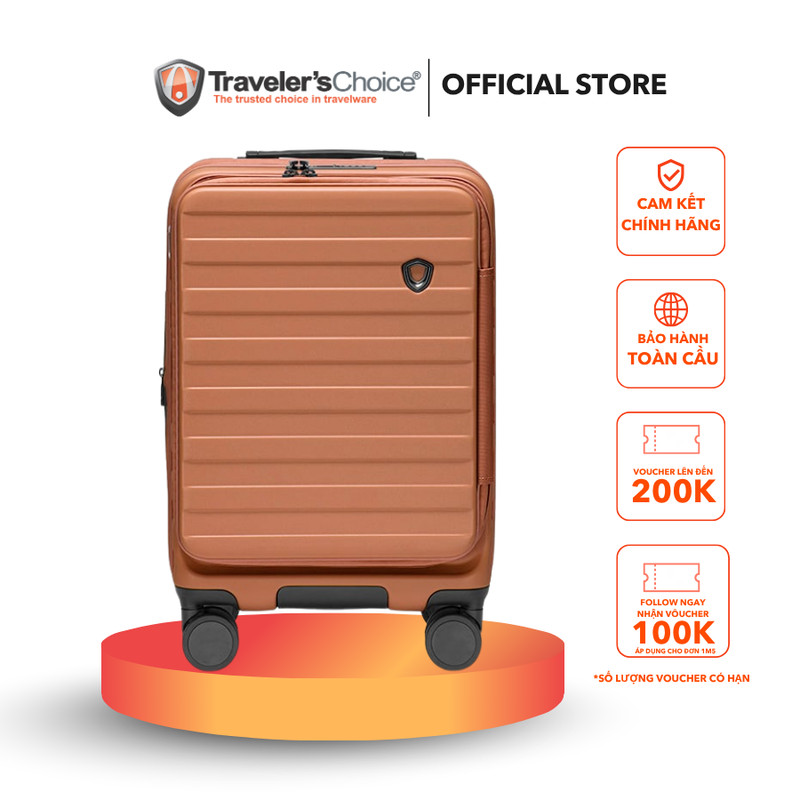 Vali kéo Novia - Vali Traveler's Choice bảo hành chính hãng quốc tế