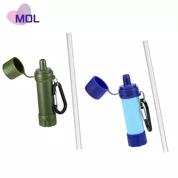 [MOL] Lọc nước uống ngoài trời Lọc khẩn cấp cuộc sống di động sinh tồn rơm lọc nước du lịch cắm trại cung cấp đẹp