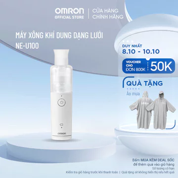 Máy Xông Khí Dung Dạng Lưới Omron NE-U100 Sản Xuất Tại Nhật Bản
