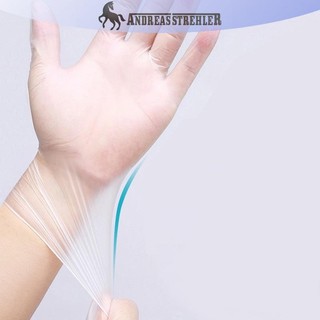 Onetimingfine 100 Cái / hộp Găng Tay Cao Su Miễn Phí TPE Găng Tay Dùng Một Lần Trong Suốt Axit Chống Trơn Trượt An Toàn Làm Việc Cấp Thực Phẩm Găng Tay Vệ Sinh Gia Đình VN
