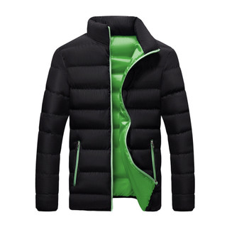 Nam Jacket Down-Filled Windproof, Full-Zip Puffer cho Thời Trang Hàng Ngày