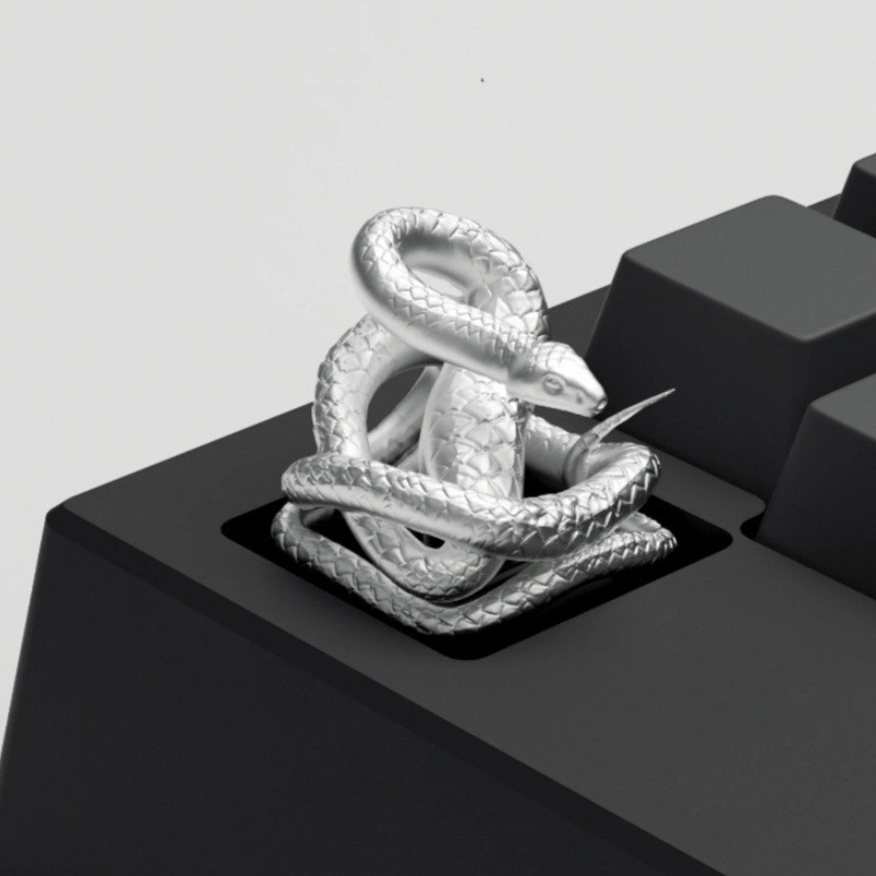Keycap Spirit Snake Mạ Điện - Rắn Cầu Tài May Mắn | KCAP - World of keycaps