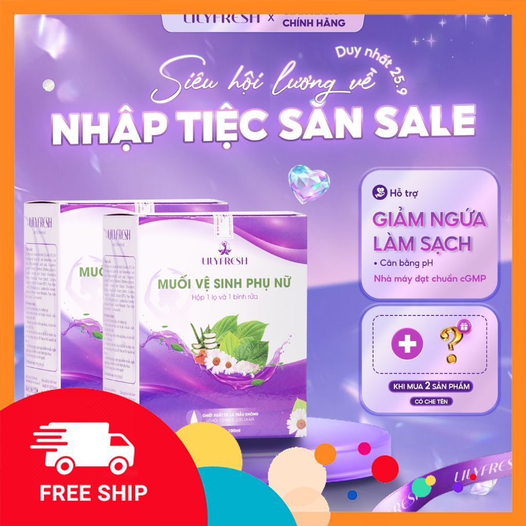 Bộ 2 Muối Vệ Sinh Phụ Nữ Lilyfresh - Hình Ảnh Thực Tế