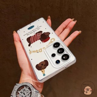 Dành Cho OPPO Find X8 X8S Pro Ultra Plus A15 A15S A92 A72 A52 A9 A5 A31 A5S A3S A12 A12S A12E R17 F11 F7 Ốp Điện Thoại Dachshund Chó Con Chấm Bi Nhãn Vỏ Hoạt Hình