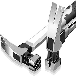 AIMVUKES Búa nhổ đinh sừng dê đóng đinh đa năng khe cấm đinh 2 tầng từ tính mạnh được rèn từ thép carbon