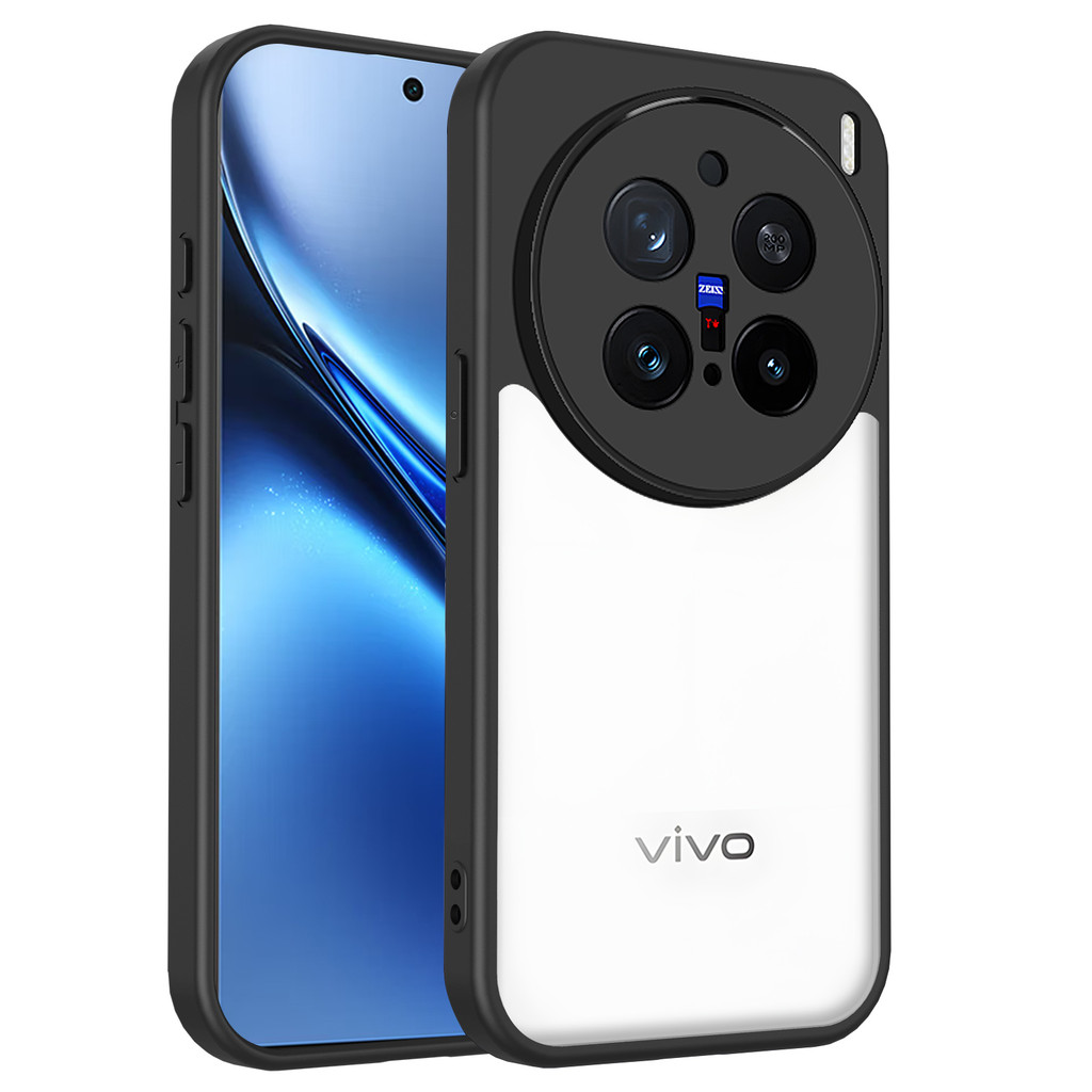 Ốp lưng Vivo X200 Pro Vỏ trong suốt mờ thời trang cho Vivo X200 Pro 5G Vỏ điện thoại