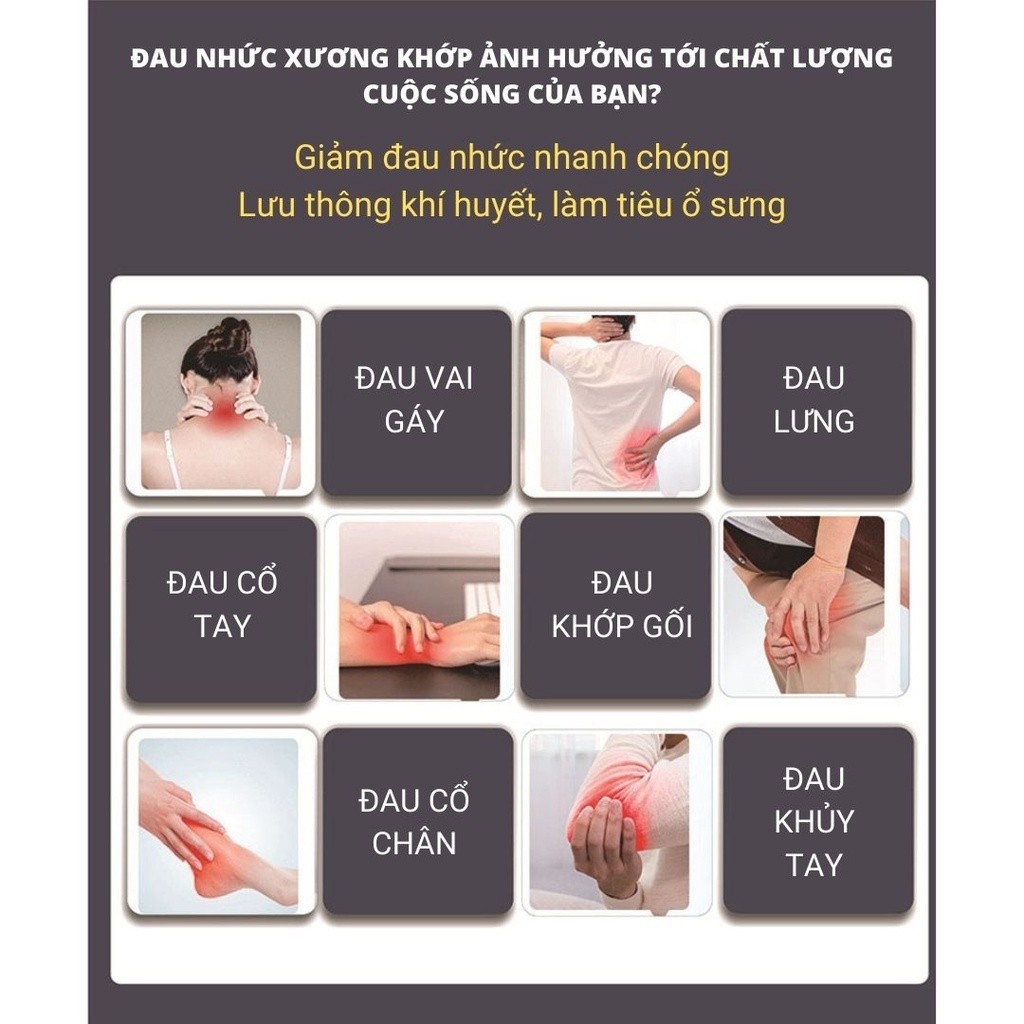 Đốt Sống Lưng Cổ Vai Gáy-Cao Xoa Bóp Ngũ Độc Tây Tạng Hỗ Trợ Giảm Đau Nhức Xương Khớp