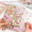 Bộ sưu tập các cảnh thu nhỏ Nhãn dán PET Nhãn dán giấy Scrapbooking Chất liệu，Sticker 3D Dòng Động