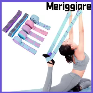 Đai co giãn Yoga MERIGGIARE, Dây co giãn khiêu vũ có thể điều chỉnh 10 / 12, Dây kháng lực đàn hồi kỹ thuật số di động dành cho người lớn Trẻ em