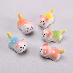 Giá Đỡ Đũa Mèo Dễ Thương, Mèo May Mắn, Gốm Sứ, Trang Trí Bàn Ăn, Chậu Cây, Phụ Kiện 6.29 GVSI