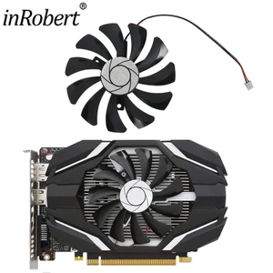 Quạt làm mát ii85mm HA9010H12F-Z 2Pin GTX1050Ti cho MSI GeForce GTX 1050 Ti 4G OC GTX 1050 2G OC Quạt làm mát Card đồ họa * *