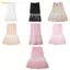 Lace Half Slip Skirts Extender Elastic Waist A-line Hollow Petticoat Underskirt