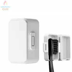 Vỏ bảo vệ đầu bàn chải đánh răng GILL, Nắp chống bụi bàn chải đánh răng hình chữ nhật màu trơn, Vỏ chống bụi bàn chải đánh răng bằng nhựa hiện đại cho du lịch
