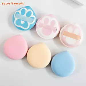 FAVORITEGOODS Đệm Puff, Kem Nền Di Động Dễ Thương Bột Bọt Biển Puffs, Đệm Không Khí Làm Đẹp Mỹ Phẩm Dụng Cụ Móng Vuốt Mèo Hình Bọt Biển Trang Điểm