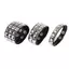 Đinh tán độc đáo Vòng đeo tay rộng Punk Gothic Ro Unisex Vòng tay nam Trang sức VN