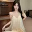 Mùa hè 2026 Phong cách mới Phong cách Pháp Sơ đồ sang trọng Niche Slimer Look Hot Diamond Mesh Stitchless Áo sơ mi voan nữ