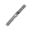Dây đeo đồng hồ bằng thép không gỉ năm hạt bằng thép không gỉ 00985 / 16MM Mặt trăng sao năm hạt / 20MM Mặt trăng ngôi sao Dây đeo thép đa năng bảy hạt / Đồng hồ nam Vòng tay kim loại / Phụ kiện đồng hồ thay thế