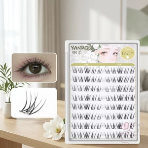 Lông Mi Giả Tự Dính Tự Nhiên D Curl 10-12mm Sợi Tổng Hợp Phong Cách Anime Mặc Hàng Ngày
