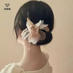 Kẹp Tóc Hình Chữ U Cho Nữ Trang Trí Hoa Hợp Kim Kẹp Tóc Mũ Đội Đầu Phụ Kiện Tóc Sườn Xám [Mina]