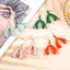 Bông tai thời trang mới Clitoris dành cho nữ Bông tai thả đầy màu sắc tối giản Quà tặng trang sức [Mina]