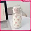 Bình Nước Dễ Thương JASMINE Có Ống Hút Nhựa Di Động -Up Cover Cốc Nước Cho Trẻ Em Kawaii Chai Nước Chống Rò Rỉ Bình Uống Dễ Thương JASMINE
