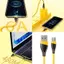 Cáp sạc USB C btsg 120W Dây loại C có thể đảo ngược để kết nối nguồn và dữ liệu hiệu quả trên các thiết bị