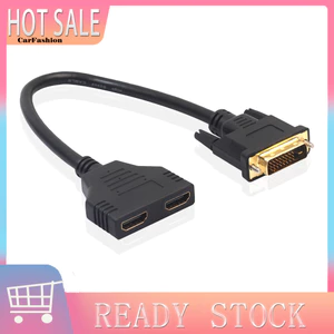 < CarFashion > Cáp chuyển đổi hai chiều tương thích HDMI Nữ sang DVI 24 + 1 Nam