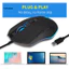 < CarFashion > Chuột có dây Nút cắm nhạy cảm Chơi Chuột để bàn Type-C 3200DPI tiện dụng cho MacBook Pro