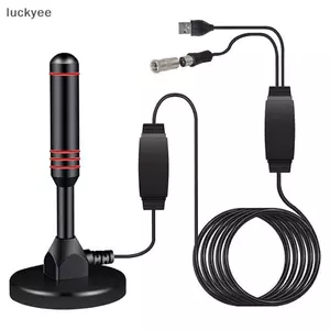 Luckyew Kỹ Thuật Số Ăng Ten Tivi Sóng Mặt Đất Hút Cốc Khuếch Đại Độ Nét Cao Dtmb Tv Thu Set-Top Box Ăng Ten TQ