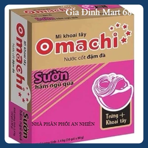 Thùng 30 Gói Mì Omachi Khoai Tây 80g - Đủ Vị, Mì Ăn Liền Chính Hãng