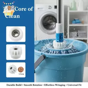 Bánh răng bàn đạp lau nhà dễ dàng thay thế vòng bi hình bát giác cho Spin Buet với bộ trợ giúp làm sạch sâu ly hợp một chiều ELWW