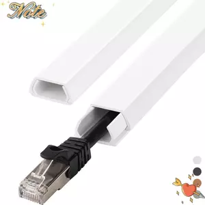 NOTE1 Hộp Che Khuyết Điểm, Vỏ Dây Tường PVC Hai Lớp, Chất Lượng Cao Tự Dính Đa Năng Quản Lý Cáp 100cm Kênh Bo Mạch Chủ Trần