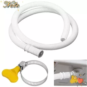 Ống thoát nước điều hòa NOTE1, Ống máy giặt bán tự động màu trắng dày, Ống thoát nước bằng nhựa