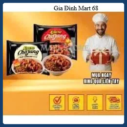Thùng 20 Gói Mỳ Trộn Tương Đen Chajang Vị Cay/Không Cay Koreno 78gr