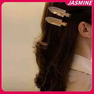 JASMINE Hợp Kim Kim Kim Cương Liền Mạch Kẹp Tóc Thời Trang Sáng Tạo Xẻng Hình Dubill Kẹp Kim Cương Giả Nổ Kẹp Cho Bé Gái Phụ Kiện Tóc JASMINE