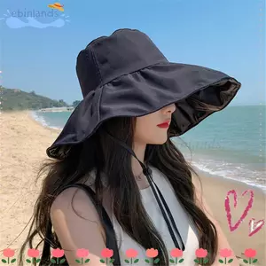 Mũ xô EBINLANDS Nam Nữ Chống tia cực tím Mùa xuân Mùa hè Mũ chống nắng có thể gập lại