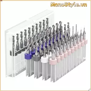 MONOSTYLE Mini CNC Khoan Bit Punch Tool Gỗ CNC Khoan Khắc Bit Carbide CNC Phay Cắt
