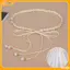 VFZ Thanh Lịch Nữ Ngọc Trai Hạt Thắt Lưng Kim Loại Mỏng Eo Thắt Lưng Mỏng Dây Xích Thắt Lưng Trang Trí Dây Thắt Lưng Đầm Phụ Kiện Louislifecool