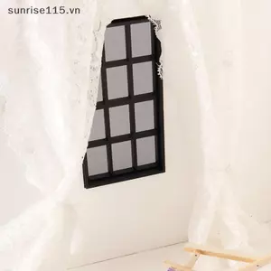 SSVN 1 / 12 Nhà Búp Bê Mô Phỏng Khung Cửa Sổ Gỗ Mô Hình Nhà Búp Bê Trang Trí Nội Thất Nhà Búp Bê Phụ Kiện Cảnh Micro.