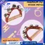 Bộ nhạc cụ gõ, Gậy nhịp điệu + Bình lắc trứng bằng gỗ + Chuông rung Tambourine, cho bữa tiệc Giáng sinh cho trẻ em