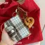 HFSHY Girls Mini Dark Coffee Kẻ Sọc Ví Thời Trang Mỏng Thẻ Ví Giữ Ngân Hàng ID Photocards Nhẹ Di Động Cho Trường Học Quà Tặng Mua Sắm VN