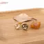 HFSHY Nữ Retro Màu Nâu Pha Lê Mở Nhẫn Hình elip Có Thể Điều Chỉnh Kích Thước Chống Mòn Nhẫn Đeo Tay Cho Thường Ngày Trang Phục VN