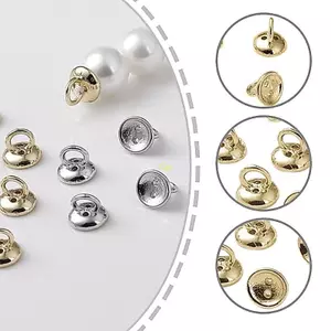 Flgo Ngọc Trai Mũ Khóa Kết Thúc Dây Trang Sức Ngọc Trai Đầu Đầu Hạt Kết Thúc Khóa Cho Nghệ Nhân Và Nhà Thiết Kế Thời Trang