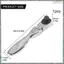 1 Chiếc Thép Bạc 1 / 4 Nhanh Xoay Hai Đầu Mini Ratchet Cờ Lê Tay Cầm Tua Vít Ratchet Cờ Lê