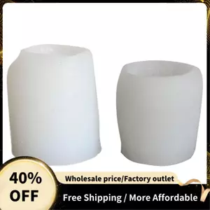 3D Dễ Thương Cừu Khuôn Silicon DIY Động Vật Nến Làm Thạch Cao Nhựa Xà Phòng Khuôn Silica Gel 2 Chiếc