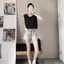 Quần Short Denim Hot Girl của Mỹ dành cho nữ Mùa hè 2026 Phong cách mới Eo cao Kích thước lớn Ôm hơn Nhìn thẳng chữ a Quần nóng siêu ngắn